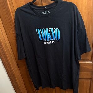 Rue21 Black Tokyo Graphic T-Shirt